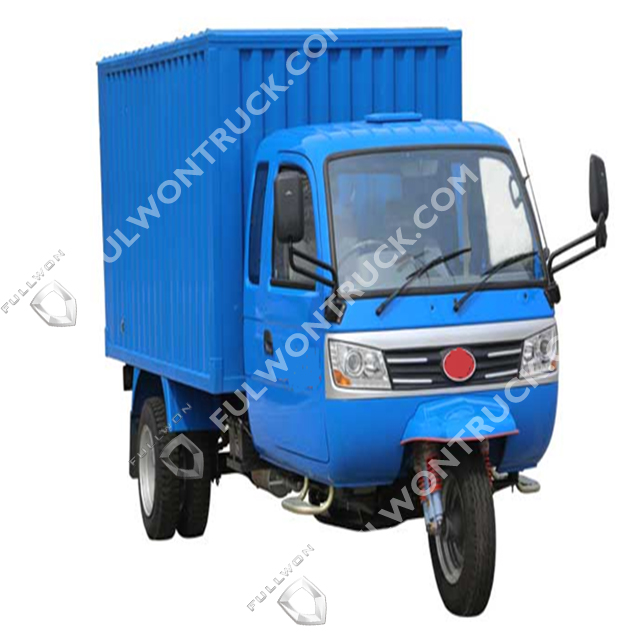 Fullwon RHD 3 Wheels Truck/Tricycle with Full Cab And Cargo Box 