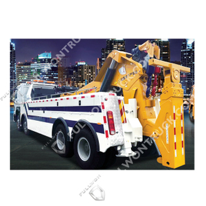  Fullwon White Boom And Sling Integrated Wrecker with Sinotruk Chassis