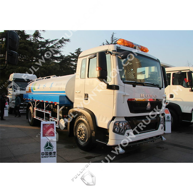 Fullwon Howo 4x2 5-12m³ Water Tank Truck